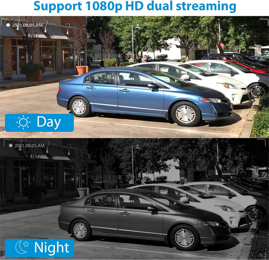 Wireless Security Camera System 4CH NVR Kit with 1TB Hard Drive Night Vision a7