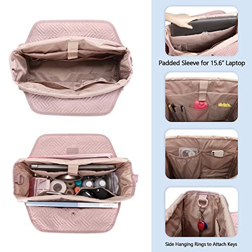 Fasrom Nurse Bag with Laptop Compartment, Clinical Tote for Nurses, Black S361927