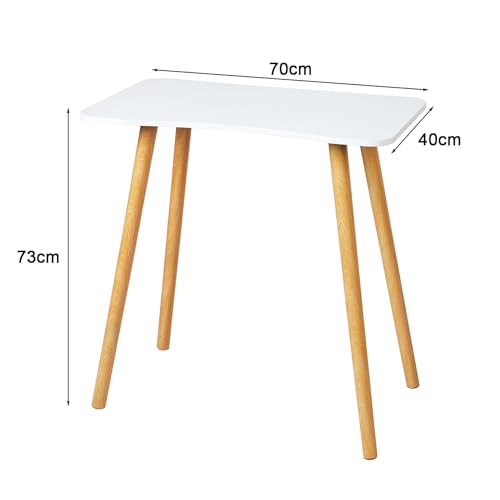 27.5 inch Solid Wood Computer Desk with Spacious Desktop Y269