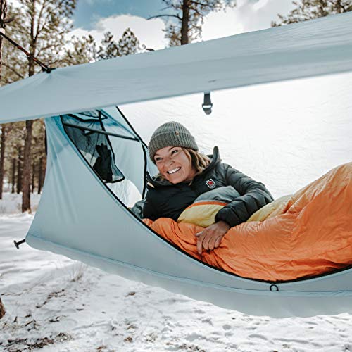 Haven Tents Lay Flat Hammock Tent with Mosquito Net, Insulated Pad and Rainfly M380