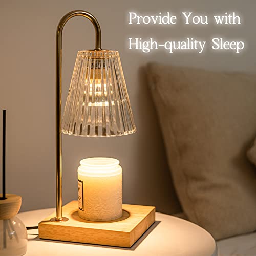 Candle Warmer Lamp with 2 Bulbs, Dimmable Wax Melt Warmer for Home Decor k7m