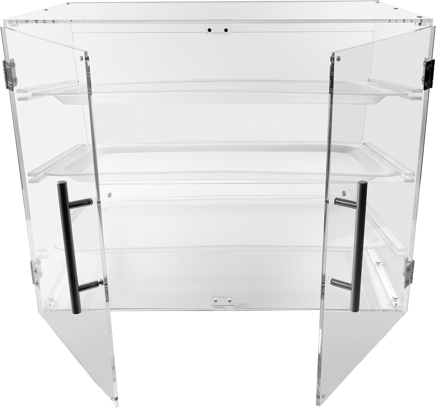 3-Tier Commercial Countertop Pastry Display Case with Rear Door T132727