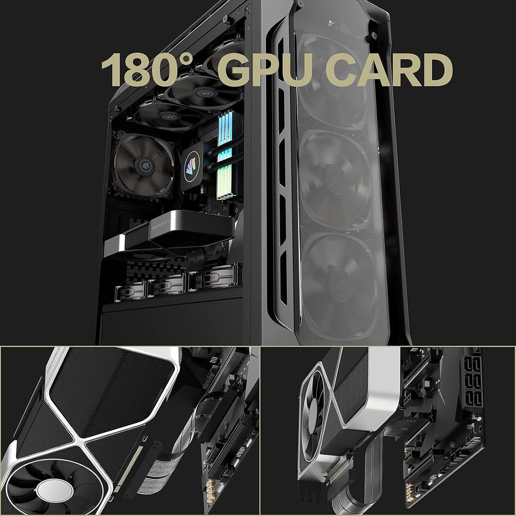PCIE 4.0 16x Shielded Riser Cable for GPU Extension 20CM-90 k7