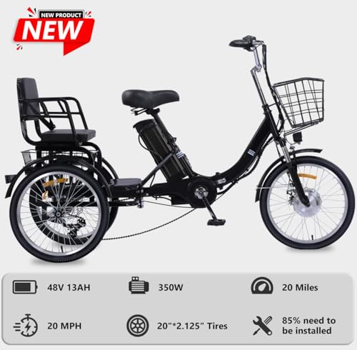 Electric Tricycle 3 Wheel Bike for Adults a7