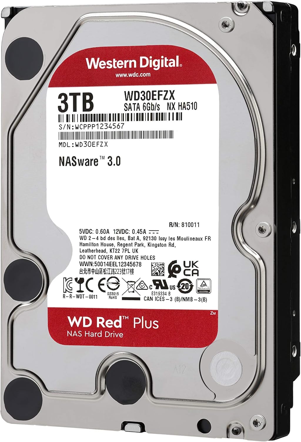 12TB NAS Internal Hard Drive HDD 7200 RPM SATA 3.5 a7