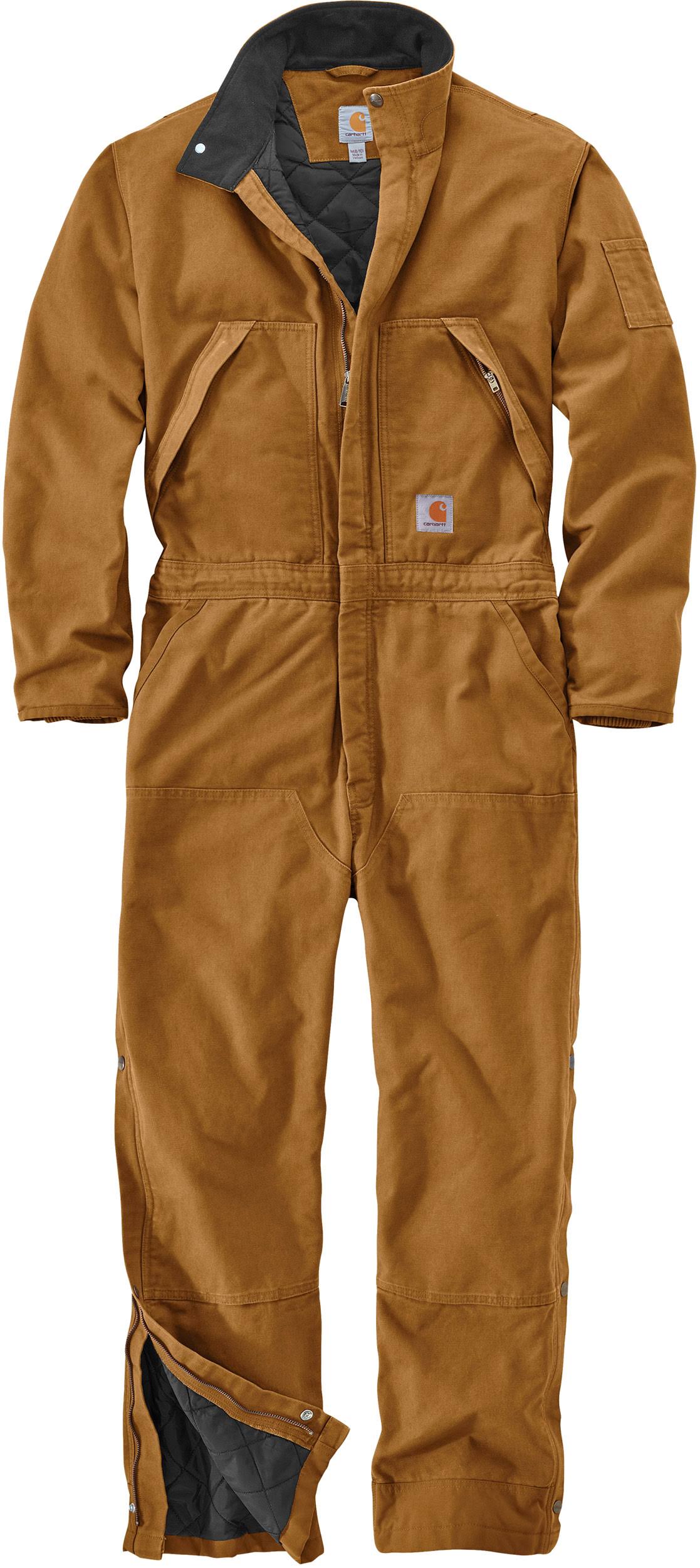 Insulated Duck Coverall Brown q7k