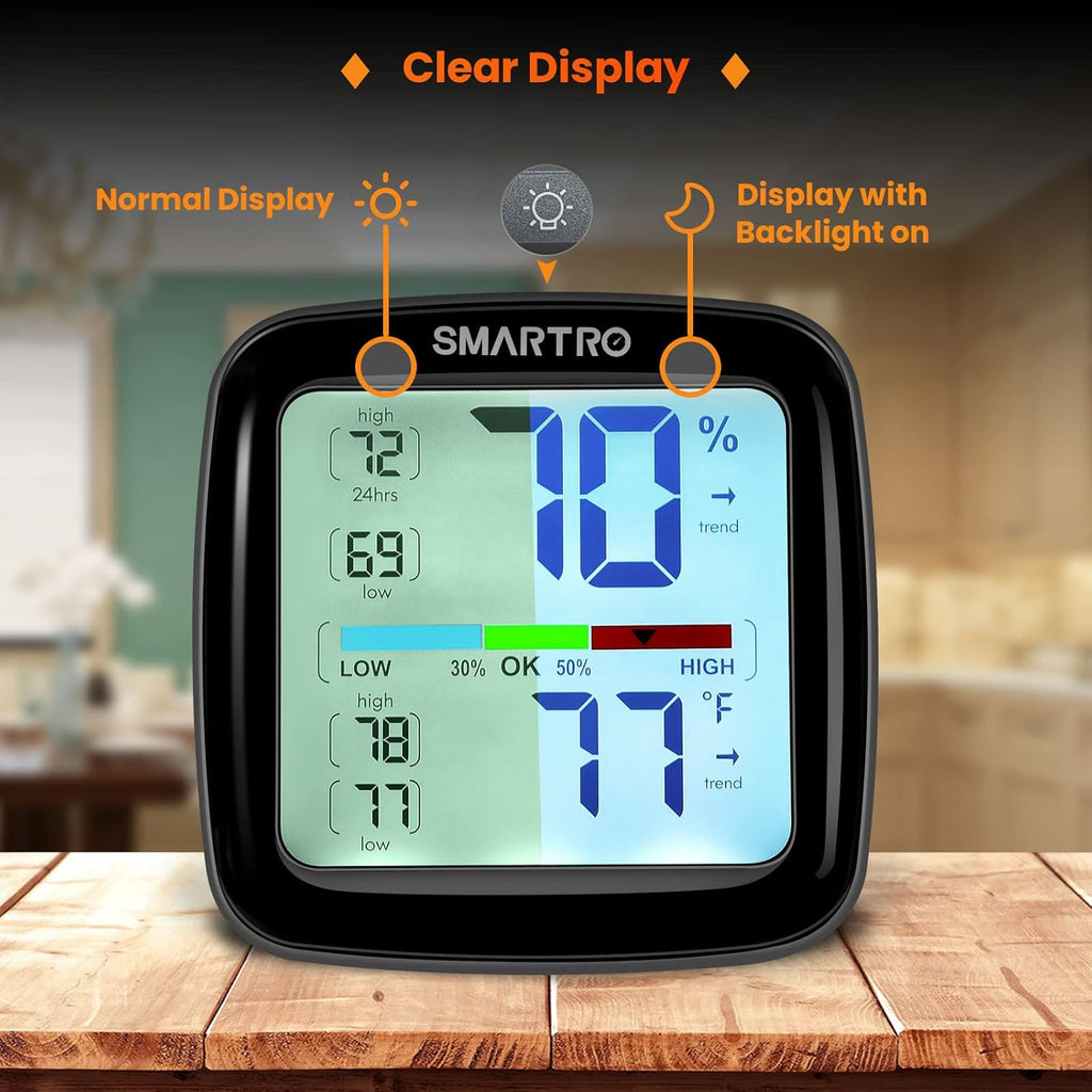 SMARTRO SC42 Digital Hygrometer Indoor Thermometer with Humidity Gauge R289