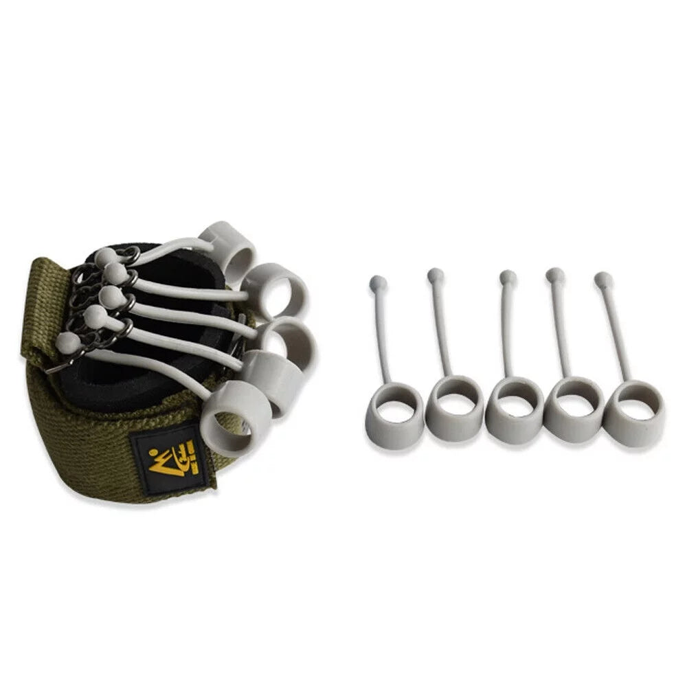 Hand Resistance Bands Finger Stretcher Grip Strengthener 20lbs Green X17796