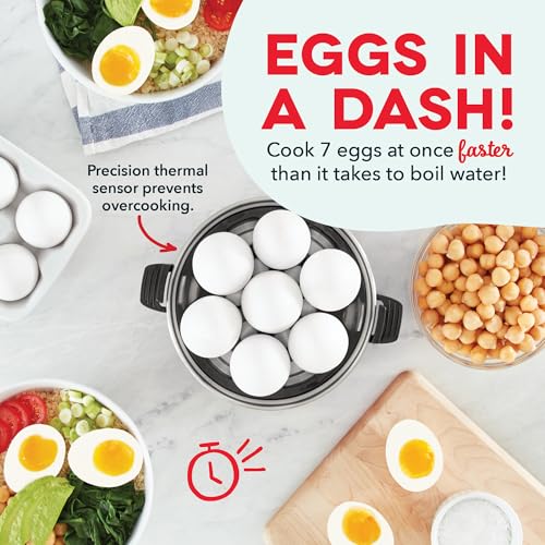 Egg Cooker 6 Capacity Electric Auto Shut Off Black a7