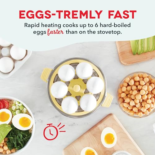 Egg Cooker 6 Capacity Electric Auto Shut Off Black a7