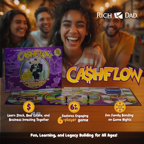 Cashflow Board Game Educational Finance Game for Family 7k