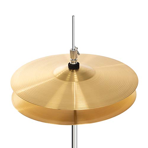 Ashthorpe 5-Piece Full Size Adult Drum Set with Remo Heads & Brass Cymbals S295