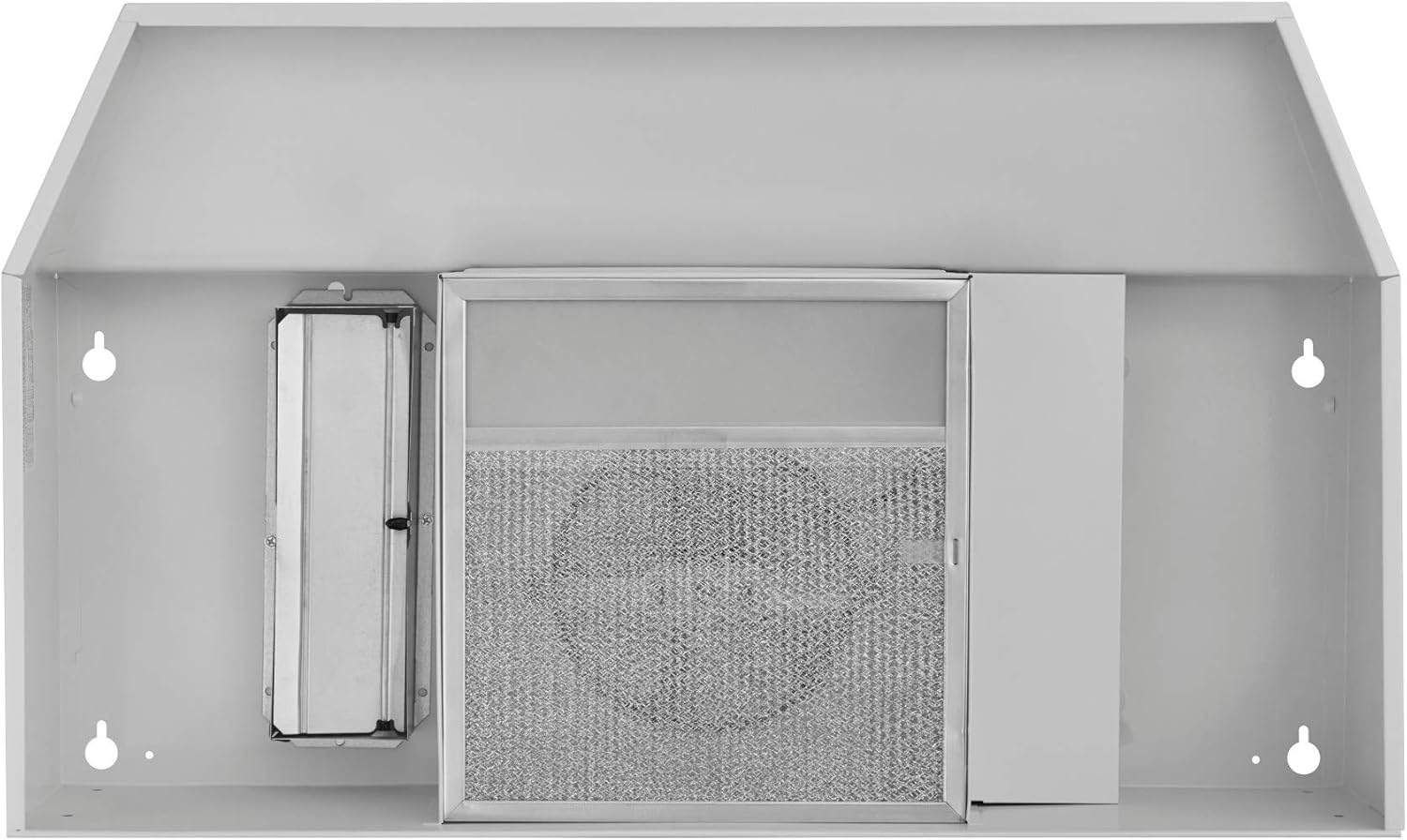 Under-Cabinet Convertible Range Hood with 2-Speed Exhaust Fan, White a7