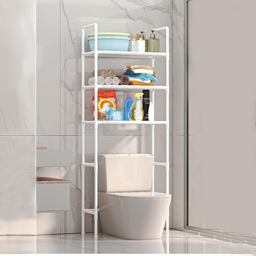 Over The Toilet Storage Shelf, 3-Tier Stainless Steel Bathroom Organizer H8153