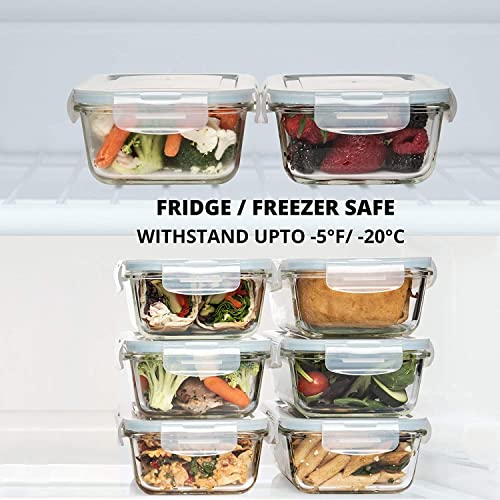 Razab 2700ml Glass Food Storage Container with Airtight Lid N950601