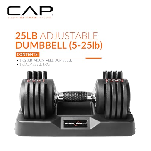 CAP Barbell ADJUSTABELL Adjustable Round Dumbbell Weights G67342
