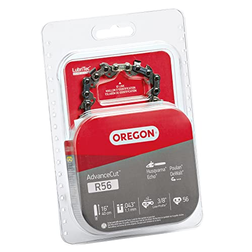Oregon R56 AdvanceCut Chainsaw Chain for 16-Inch Bar, 56 Drive Links O424