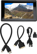 Capacitive Touch Screen, High Definition Touch Screen Multilingual Touch Monitor Tempered Glass Panel LCD Touchscreen Monitor 7‑inch for Display for DIY