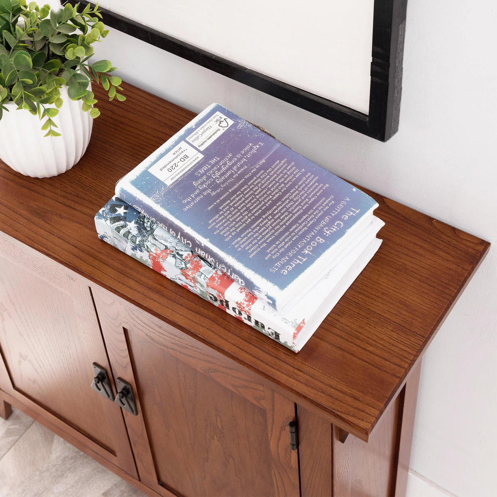 Leick Home Mission Foyer Cabinet Hall Stand Solid Wood A638861