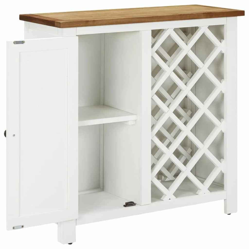 Solid Oak Wood Cabinet 31.5"x12.6"x31.5" E844