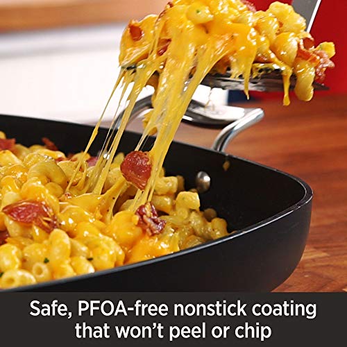 All-Clad HA1 Hard Anodized Nonstick Saute Pan and Fry Pan Set, 4 Quart, 10 Inch, Black S412854