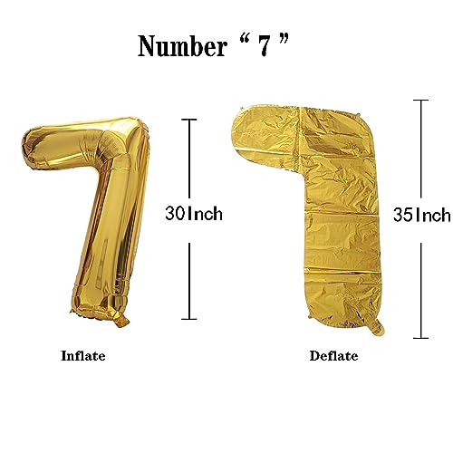 Gold Jumbo Number 57 Foil Mylar Balloons 75th Birthday Decorations q7