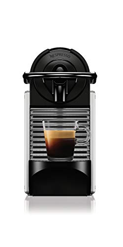 Nespresso Pixie Espresso Machine by De'Longhi with Milk Frother, Aluminum M70025