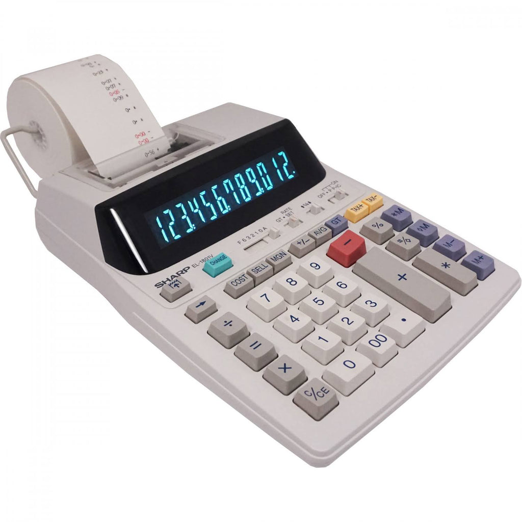 Sharp 12 Digit Printing Calculator k7m