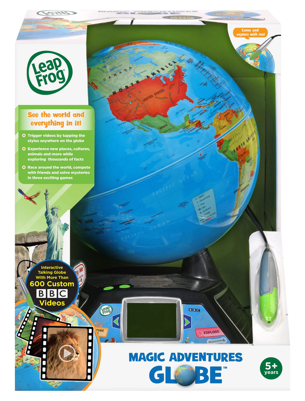 LeapFrog Magic Adventures Interactive Globe with BBC Video S8439
