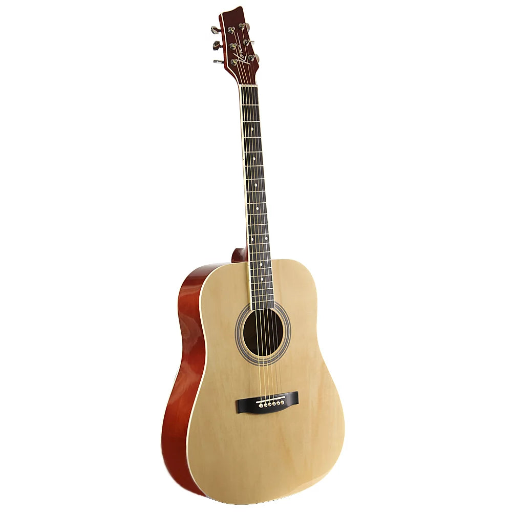 Acoustic Dreadnought Guitar 41 Inch Natural Finish k7
