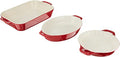 Staub Ceramic Baking Dish Set, 3pc, Cherry