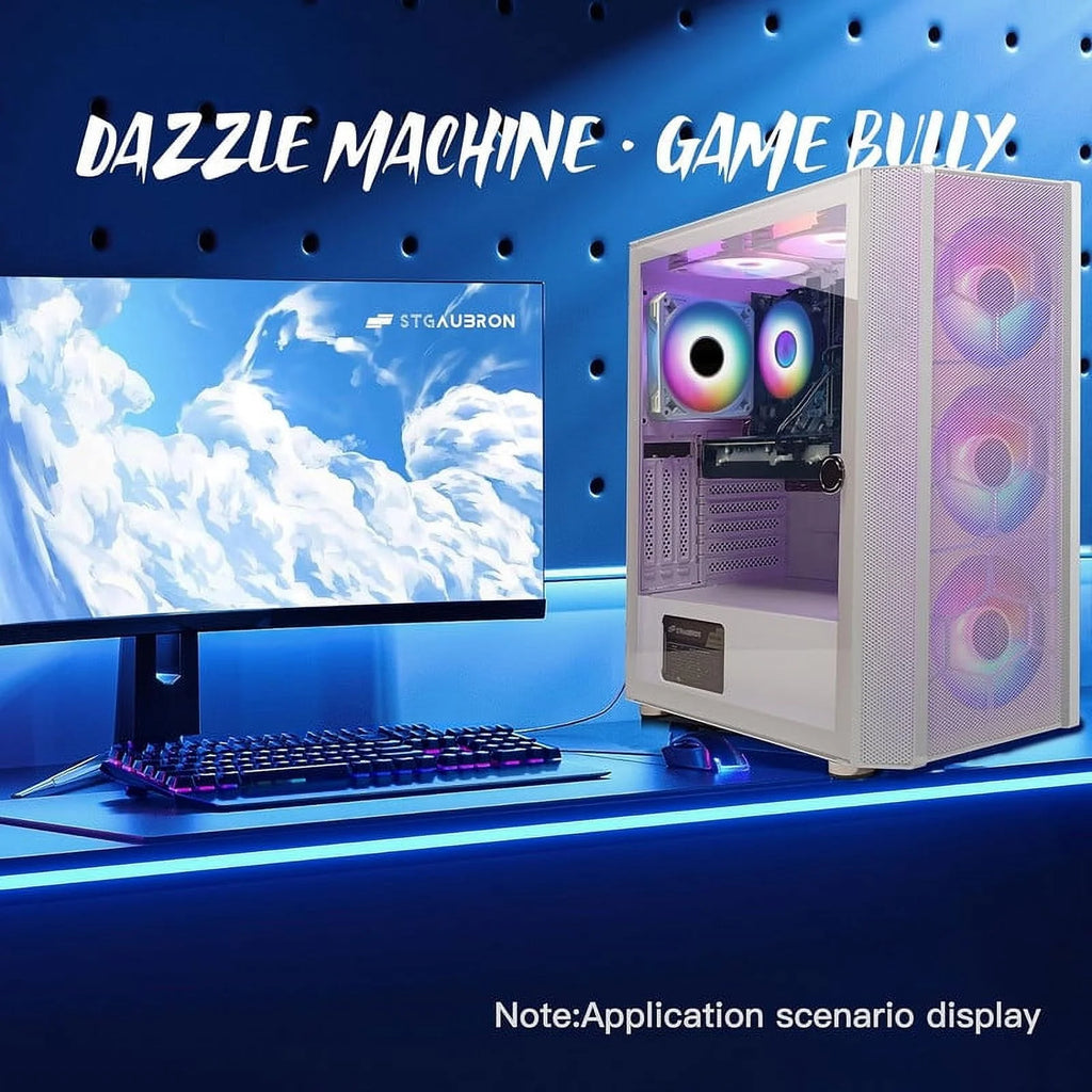 Gaming Desktop PC, Intel Core i7, 16G RAM, 1T SSD, RX 5600 XT 6G, WiFi 6, RGB Fan & Keyboard, Windows 10 Home k7