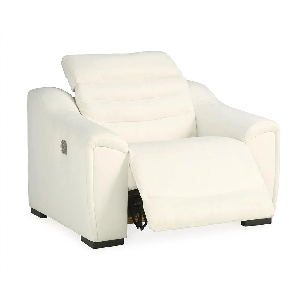 Ashley Furniture Next-Gen Gaucho Faux Leather Power Recliner White M1833