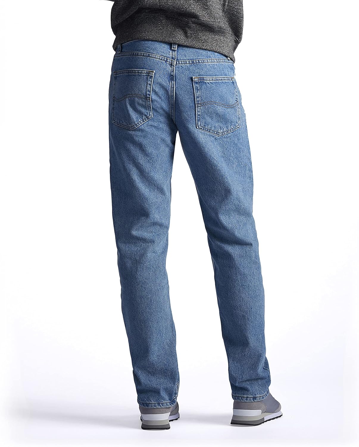 Men's Regular Fit Straight Jean Light Stone 36W x 29L q7