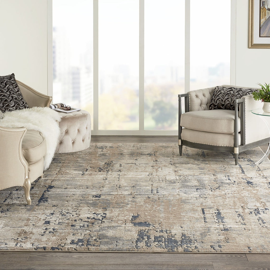 Nourison Concerto Beige/Grey 10' x 14' Area Rug T1249