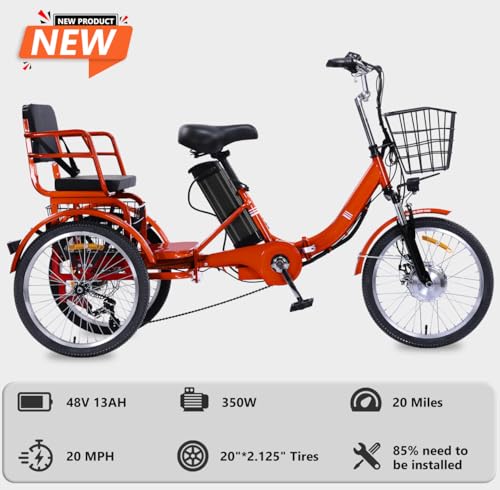 Electric Tricycle 3 Wheel Bike for Adults a7