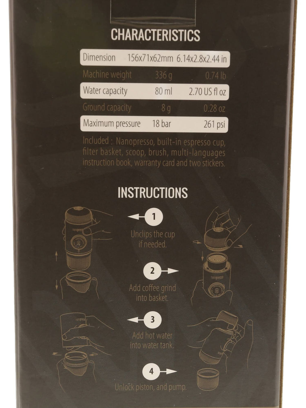 Portable Espresso Maker k7p