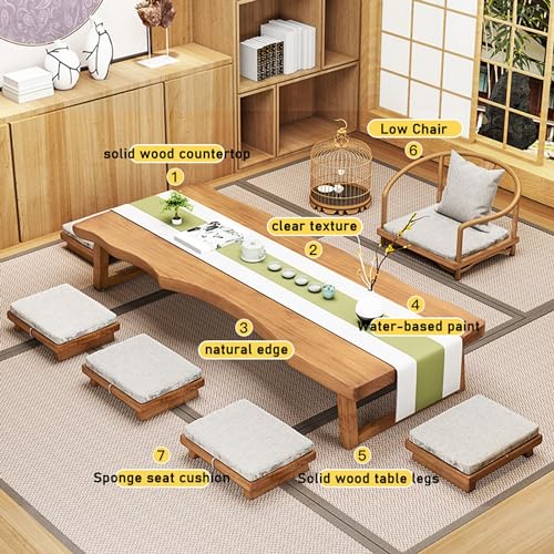 Japanese Floor Table Low Table for Living Room Tatami 160x60cm Y207