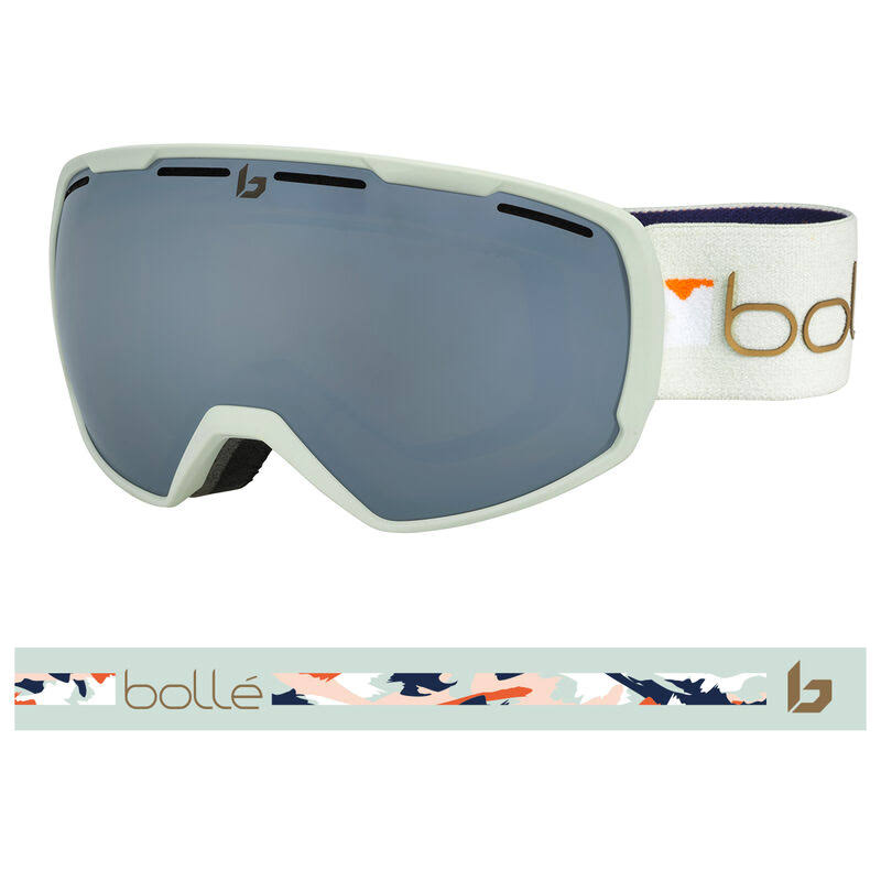 Goggles Pale Green Matte Black Chrome Cat 3 k7