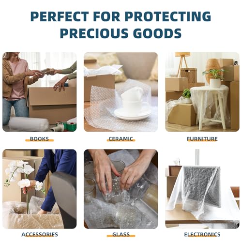 Metronic Bubble Cushioning Wrap 2 Pack 12 Inch x 72ft, Perforated K67866