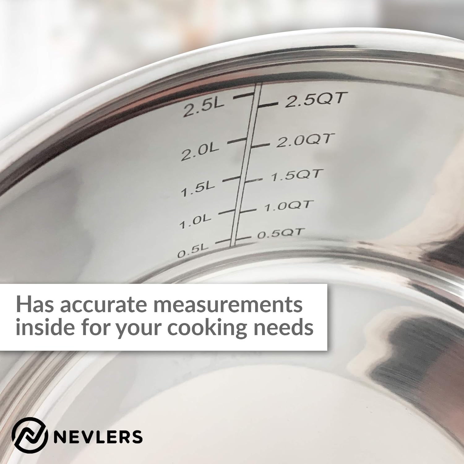 Nevlers Stainless Steel 3 Quart Steamer Pot with 2 Quart Insert and Vented Lid C57616