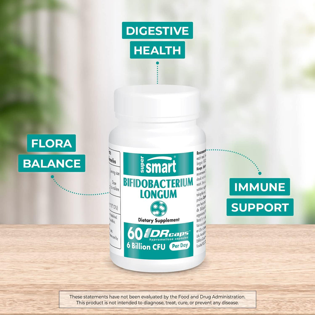Bifidobacterium Longum Probiotic Supplement 60 Capsules k7