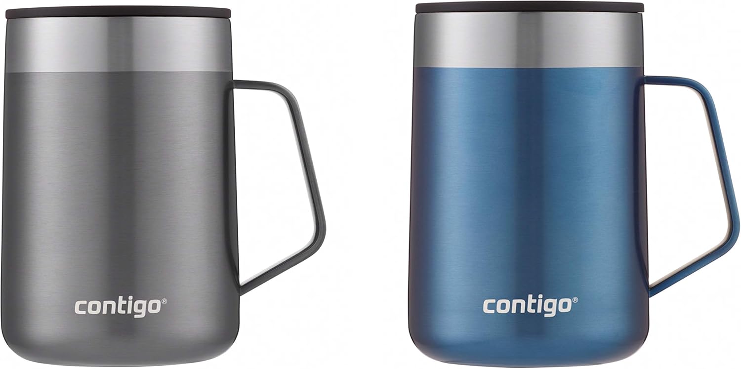 Contigo Stainless Steel Travel Mug with Splash-Proof Lid 14oz W24121