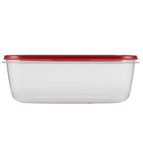 Rubbermaid Easy Find Lids Food Storage Containers, Set of 2, Racer Red W490092