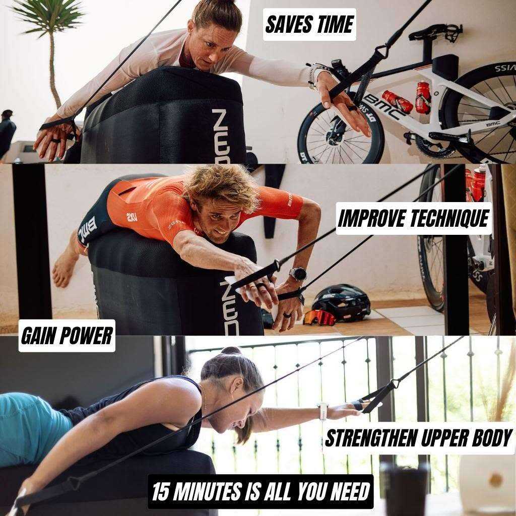Indoor Swim Trainer Dryland Equipment for Triathlon a7