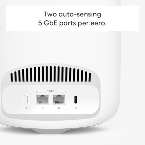 Tri-band mesh Wi-Fi 7 router 3-pack, 6000 sq ft coverage k7