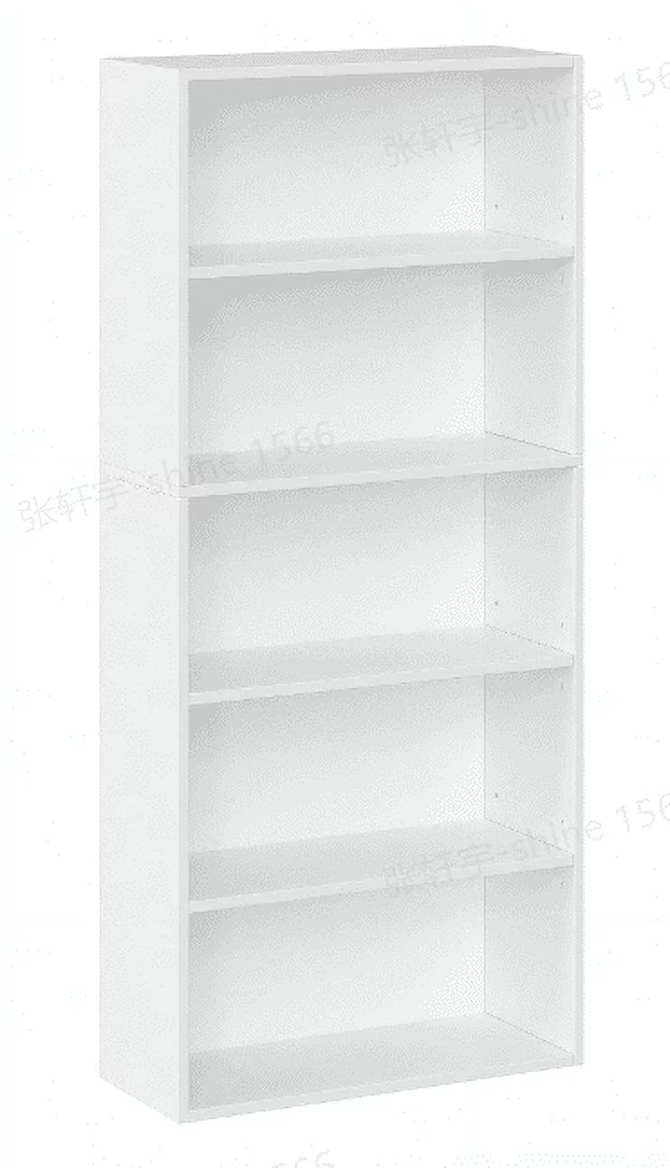 VASAGLE Bookshelf 5-Tier Open Bookcase with Adjustable Storage Shelves Floor Standing Unit White