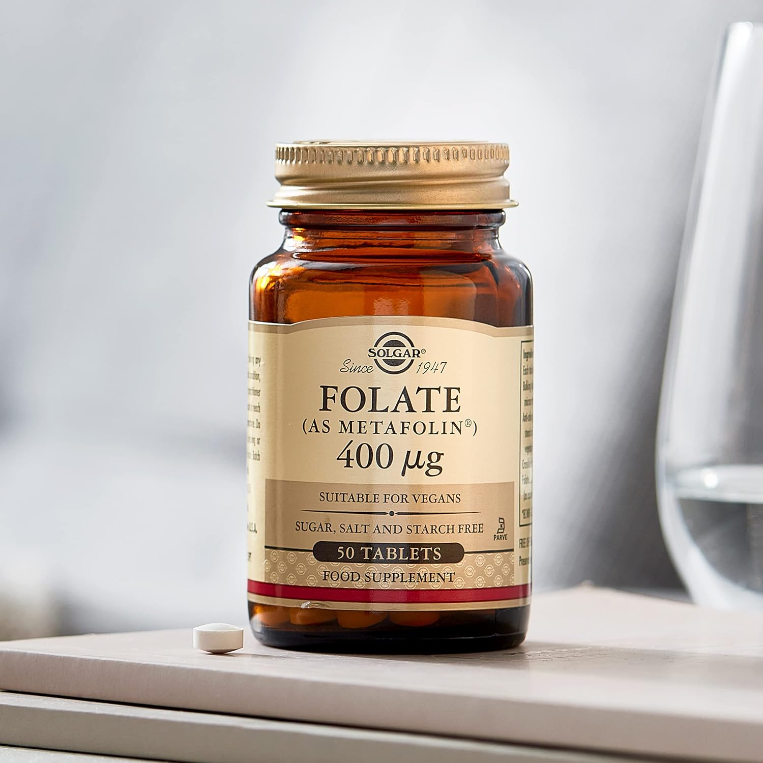 Folate 666 MCG DFE Tablets 50 Count k7
