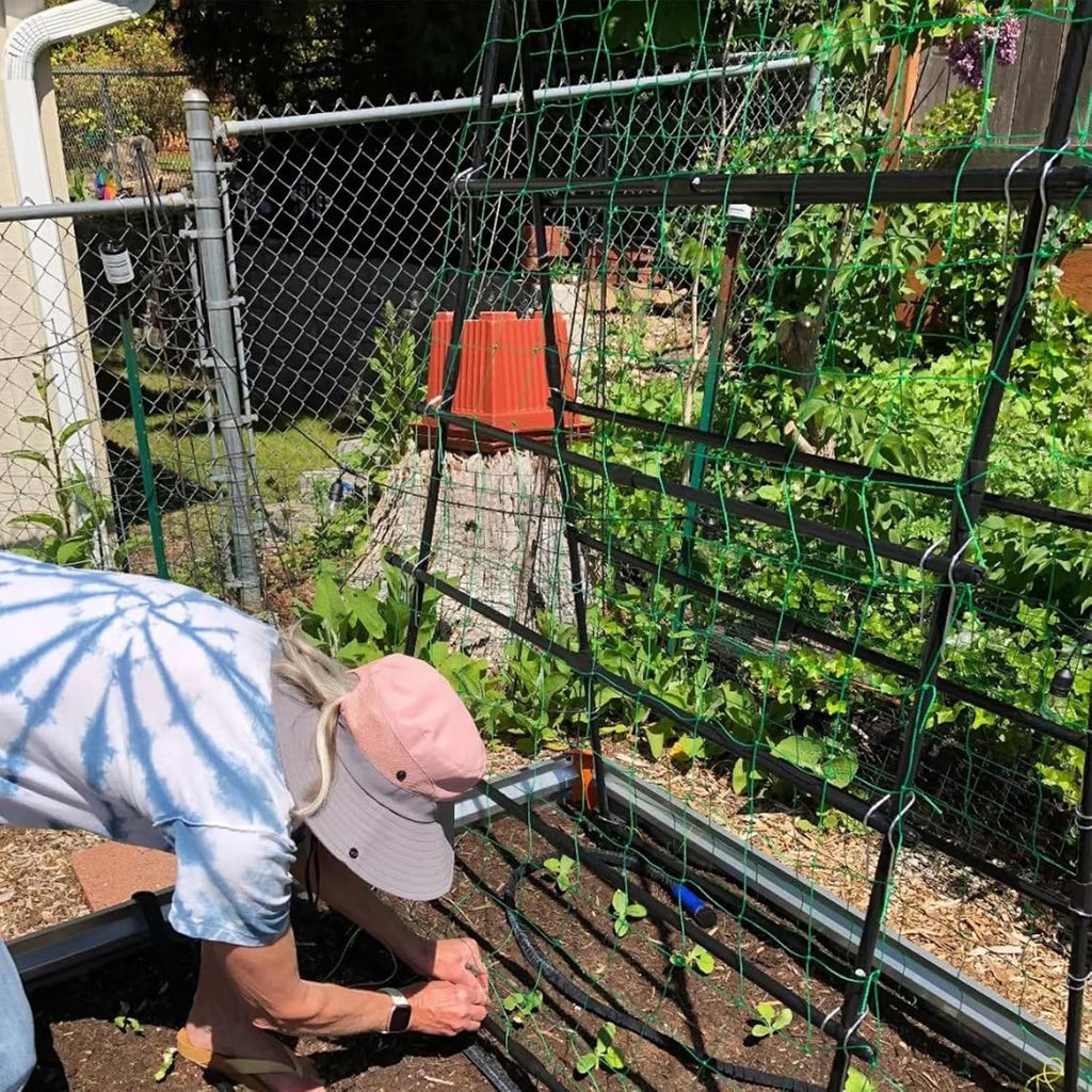 Cucumber Trellis for Climbing Plants A-Frame Garden Support k7m