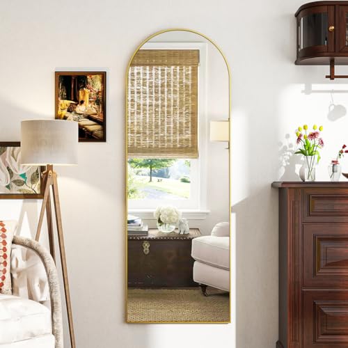 Arch Full Length Floor Mirror with Stand 7k